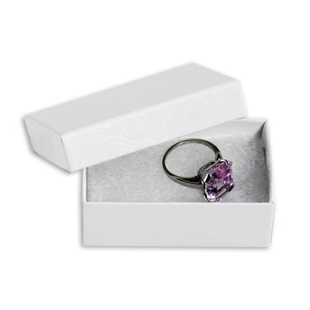 Bsc Preferred 2-1/2 x 1-1/2 x-7/8'' White Jewelry Boxes, 100PK BUY00020079